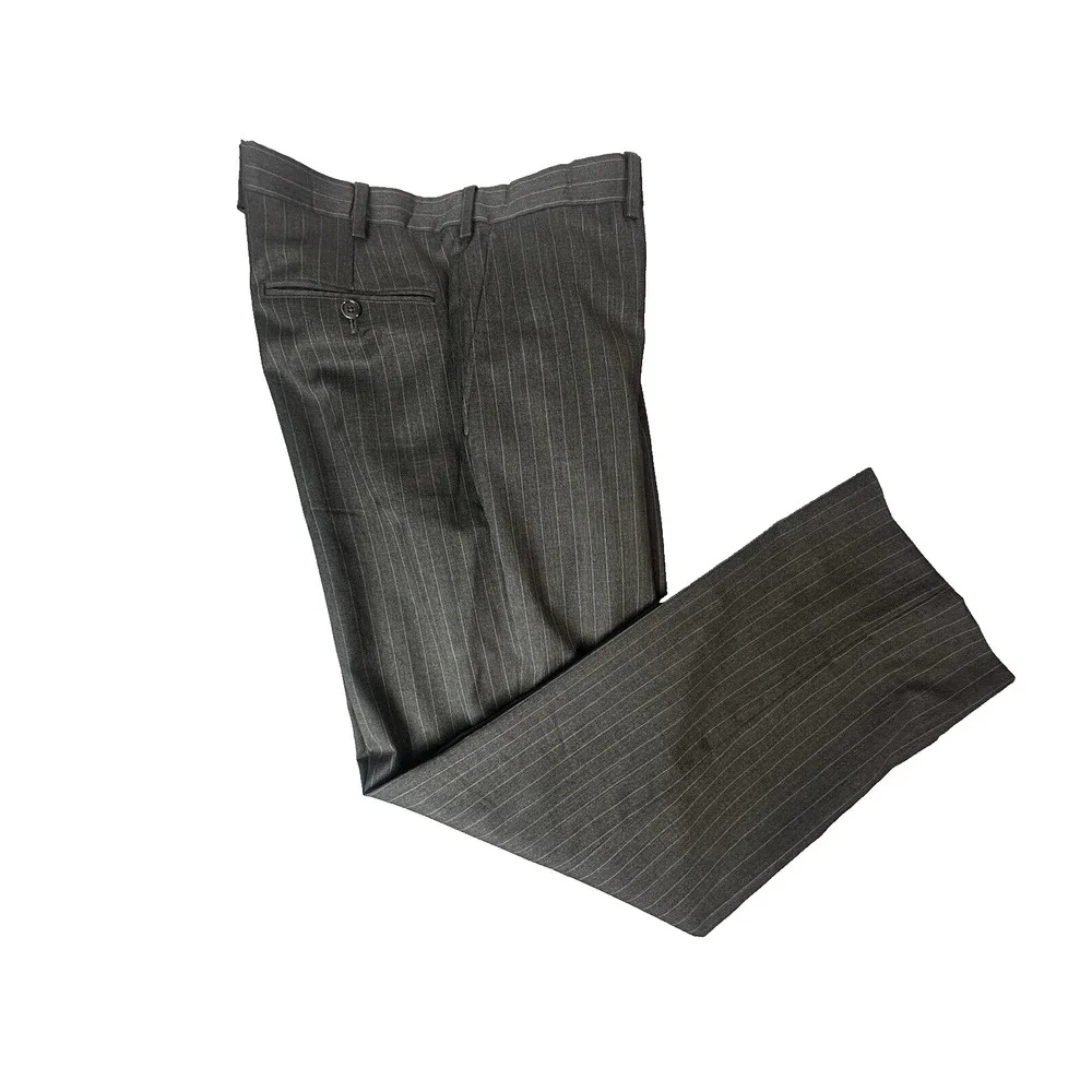 Brooks Brothers Fitzgerald‎ Gray Pinstripe Dress Pants W36 L42
